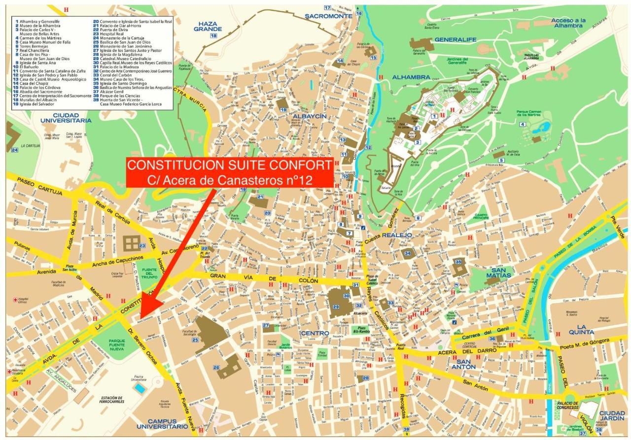 Constitucion Suite Confort I Granada Exteriör bild